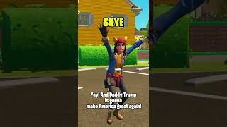 THE AGENCY SQUAD REACTS TO THE PRESIDENTIAL ELECTION 🤣 fortnite fypシ゚ fortnitememes shorts [upl. by Beaston]