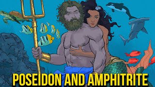 How Poseidon Met his Wife  Poseidon and Amphitrite  Animated Version  Greek Mythology [upl. by Eicak]