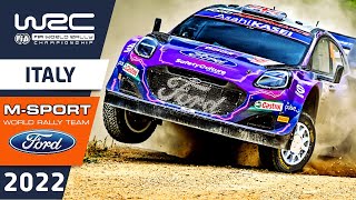 MSport Ford WRC Rally Highlights  Ford Puma Rally1  WRC Rally Italia Sardegna 2022 Friday [upl. by Placeeda]