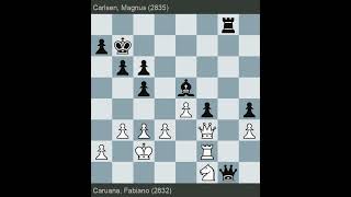 FIDE World Championship 2018  Caruana vs Carlsen  Round 1 [upl. by Ynaffit86]