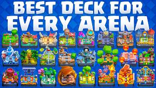 BEST DECKS for EVERY ARENA in Clash Royale 🏆 Arena 123 Decks [upl. by Nodnnarb]