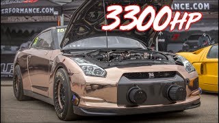 3300HP Alpha Queen GTR 228MPH  Worlds Most Powerful GTR [upl. by Aivatnwahs]