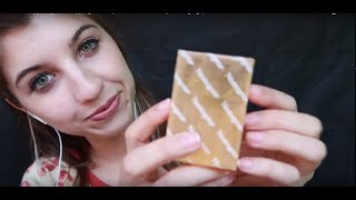 ASMR Soap Triggers  Tapping on Soap Cardboard Crinkly Packaging [upl. by Tnelc]