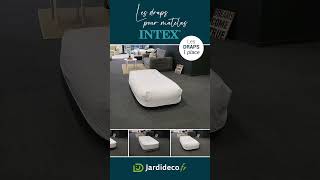 Draps housses pour matelas gonflables Intex [upl. by Kurr]