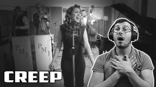 Creep  Vintage Postmodern Jukebox Radiohead Cover ft Haley Reinhart Reaction [upl. by Pammi109]