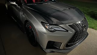 Canadian Spec Lexus RC F Track Edition Night POV Drive [upl. by Lahtnero113]