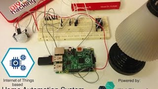 IoT Python app with a Raspberry Pi and Bluemix [upl. by Kerrill]