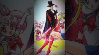 Tuxedo mask  sailor moon and chibiusa [upl. by Drol570]