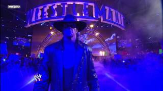 Undertaker makes his entrance WrestleMania 27 [upl. by Anirtap]