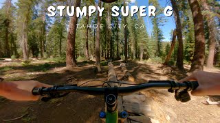 Stumpy Super G  Tahoe City CA  MTB [upl. by Leaw]