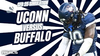 UConn vs Buffalo  College Football 25 Simulation  UConn Huskies Football [upl. by Nochur]