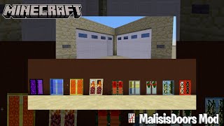 MalisisDoors  PORTAS PERSONALIZADAS   TUTORIAL MINECRAFT MOD 31 PT BR [upl. by Kurland]