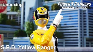 Unboxing SPD Yellow Ranger Hasbro Lightning Collection  Power Rangers SPD [upl. by Eppesiug]