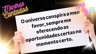 MANTRA PARA ATRAÇÃO PESSOAL ACEITAÇÃO SUCESSO E OPORTUNIDADES  PROSPERIDADE  LEI DA ATRAÇÃO [upl. by Ecinom]