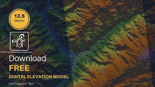 Télécharger le Modèle Numérique de Terrain MNT gratuitement avec une précision de 125 m NASA [upl. by Sinclair2]