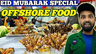 EID MUBARAK OFFSHORE SPECIAL FOODS MALAYALAM saudiarabia eid vlog [upl. by Noemi]