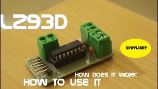 L293D motor driver  how to use it and how does it work [upl. by Drugi]