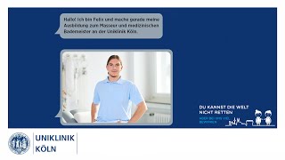 Ausbildung als Masseur und medizinischer Bademeister  Uniklinik Köln [upl. by Sheaff]