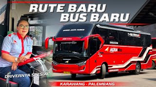 INI DIA YANG DITUNGGUTUNGGU AKHIRNYA JALAN JUGA‼️Trip Karawang  Palembang with Agra Mas [upl. by Ahsitruc]