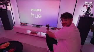 Entdecke die neue Philips Hue Play HDMI Sync Box 8k mit Elias Nerlich [upl. by Hayse]