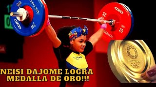 NEISI DAJOME ORO OLIMPICO EN HALTEROFILIA 76 KG 🇪🇨 HISTORICO [upl. by Aicire]