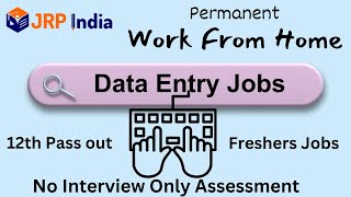 Enthuziastic Hiring Data Entry Job  Work From Home Job  Online Jobs at Home  12th Job Typing work [upl. by Annawoj]