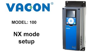 VACON 100  NX mode setup Profibus compability mode replacing VACON NSX [upl. by Ojillib]