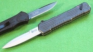 Schrade Viper Gen III Assisted OTF Knife Review [upl. by Suivatra]