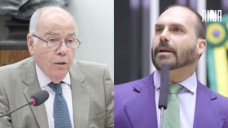 🔥Mauro Vieira lembra a Eduardo Bolsonaro que Brasil saiu da era da vergonha que passou com Jair🔥 [upl. by Airotel]