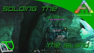 Double Megalosaurus Taming Soloing the Ark S2E46 [upl. by Garate]