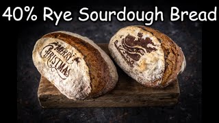 40 Rye Sourdough Bread [upl. by Ydoc]