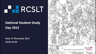 RCSLT National Student Study Day 2022 [upl. by Tabbi]