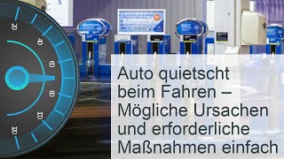 Auto quietscht beim Fahren Häufige Ursachen im Überblick [upl. by Denney]