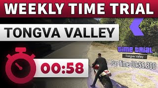 GTA 5 Time Trial This Week Tongva Valley  GTA ONLINE WEEKLY TIME TRIAL TONGVA VALLEY 0058 [upl. by Oilenroc]