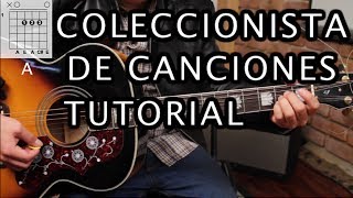 Como tocar quotColeccionista de Cancionesquot de Camila  Tutorial Guitarra Acordes  TAB HD [upl. by Anitsyrc]