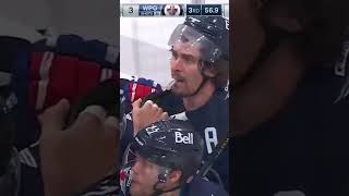 Scheifele Rocks Evans 2021 nhl [upl. by Dannon497]