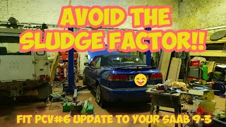 Saab 93 Viggen  How I installed the PCV 6 update to prevent oil sliudge build up in the engine [upl. by Oleta681]