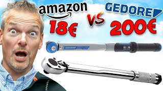 BILLIGSTER AMAZON DREHMOMENTSCHLÜSSEL gegen GEDORE  WERKZEUG NEWS 266 [upl. by Irovi]