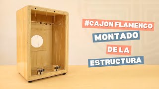 como hacer un cajon FLAMENCO  PERUANO  ensamble de la caja turorial [upl. by Hartill]