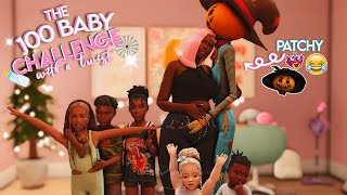 Pregnant by PATCHY🎉✨ The 100 Baby Challenge with INFANTS👶🏾🍼 The Sims 4 18 [upl. by Nazarius]