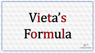 Vietas Formula [upl. by Eisnyl]