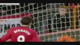 Dimitar Berbatov vs sunderland bicyclescissor kick goal [upl. by Krasnoff]