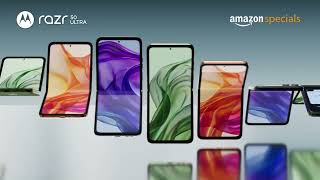 MotorolaRazr50Ultra  4” 165Hz External Display  At ₹5000mo  Know more on AmazonInOfficial [upl. by Aihseit]