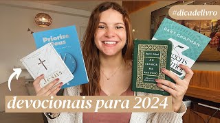 DICA DE DEVOCIONAIS PARA 2024  Review de Livros Devocionais [upl. by Masterson]