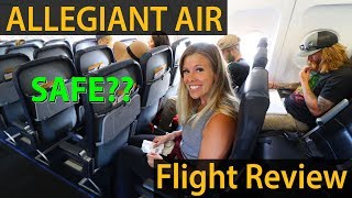 ALLEGIANT AIRLINES FLIGHT REVIEW  Airbus A319  Bellingham to Las Vegas [upl. by Ase]