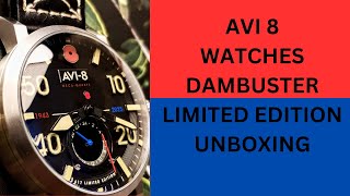 AVI 8 Watches Dambuster Limited Edition Unboxing [upl. by Timoteo]