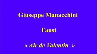 Giuseppe Manacchini Faust Air de Valentin Cetra CC 2150 enregistré le 24 mai 1939 [upl. by Puff889]