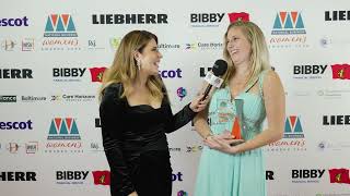 National Business Womens Awards Final Social Impact Award Interview [upl. by Aihseya]