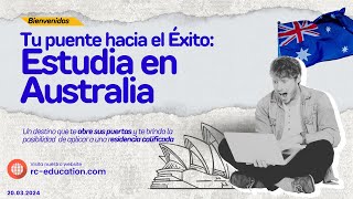 2024 03 20 20 Marzo El Puente hacia el Éxito Estudiar en Australia [upl. by Ogata]