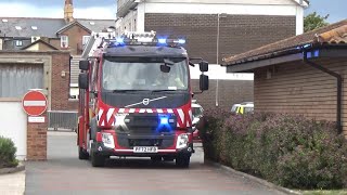 Rhyl Fire Station First Pump Turnout  North Wales Fire amp Service [upl. by Claudetta]